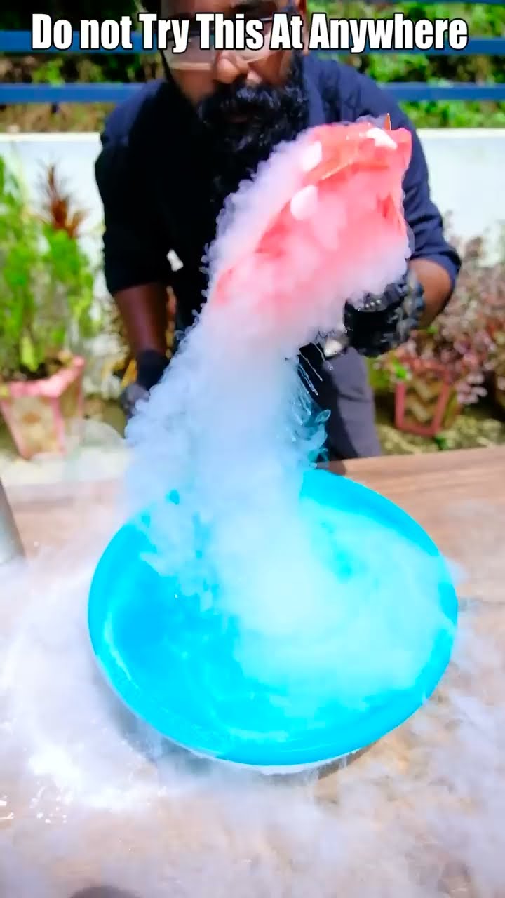 Balloon Vs Liquid Nitrogen #shorts