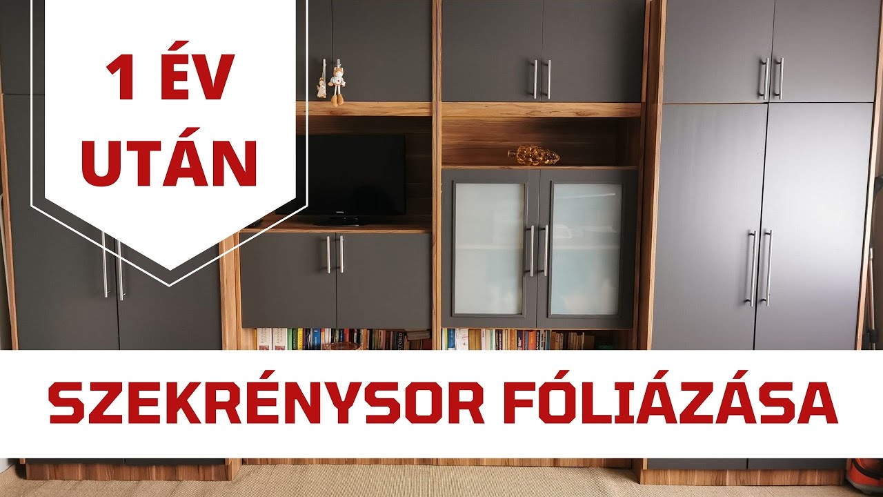 Szekrényfóliázás - Egy Szekrénysor Átváltozása 15.Vásárlói Tapasztalatok