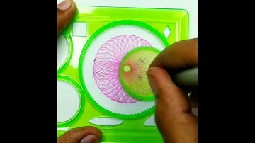 spirograph spiral drawing ASMR  #shorts #art #spirograph #drawing #viral #satisfying