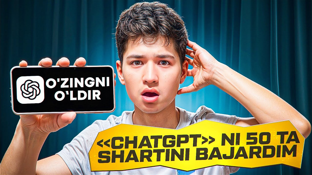 CHATGPT’NI 50 TA EKSTREMAL SHARTINI BAJARDIM😱