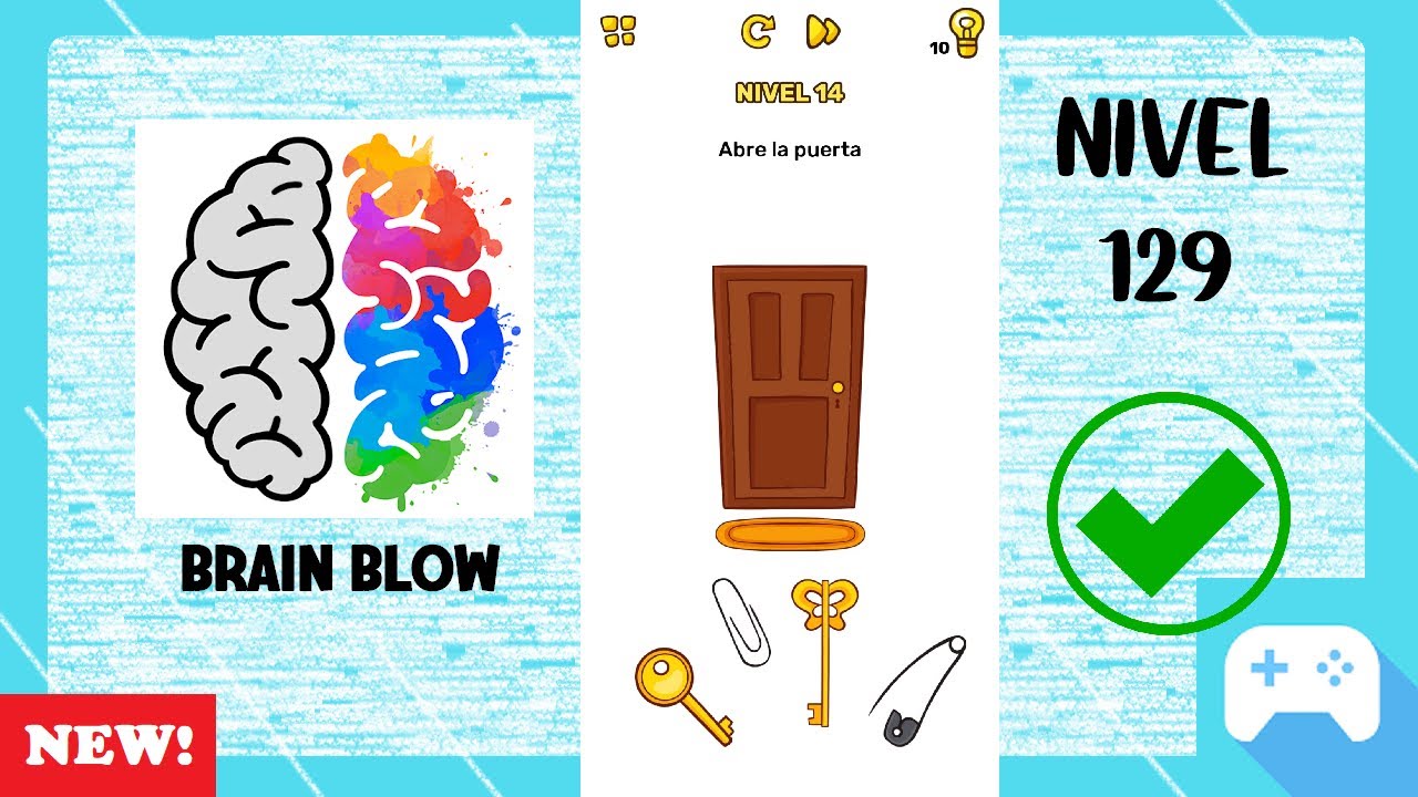 Brain Blow | Nivel 129 - Abre la puerta - YouTube