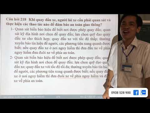 KHÁI NIỆM phần 3 - câu 193 đến 304: mẹo, 600 câu hỏi thi bằng lái xe ô tô, bí kíp học lý thuyết