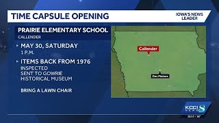 Webster County elementary students to open 1976 time capsule