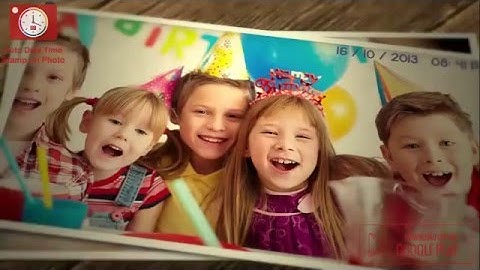 Auto Date and Time Stamp on Photos - Trailer Video