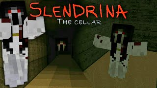 Dikejar SLENDRINA di kegelapan | Slendrina: The Cellar #1 - Minecraft PE screenshot 2