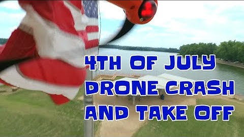 AUTEL Drone Fail and CRASH with recovery take off after impact!