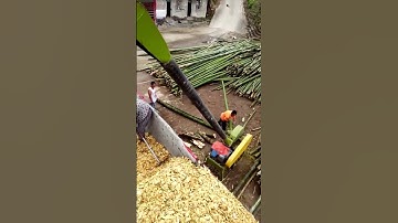 Bamboo crushing process, good tools and machinery can improve work efficiency
