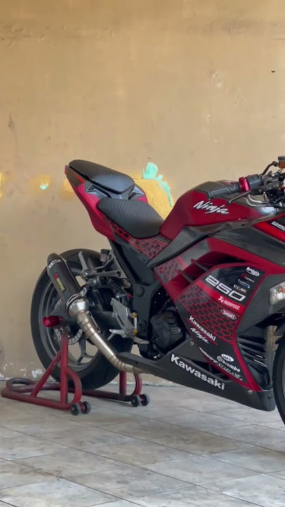 Ninja 250 warna merah doff #kawasaki #ninja250 #ninja250fi