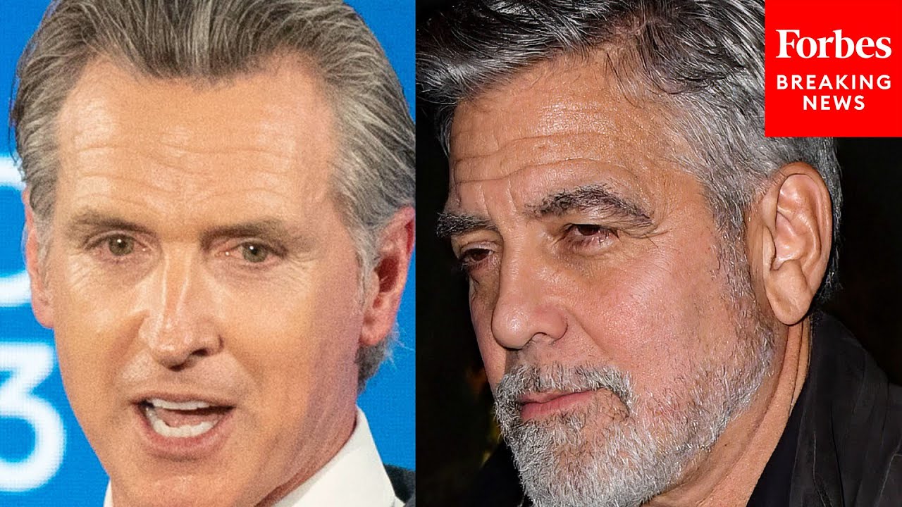 ⁣JUST IN: Gavin Newsom Asked For Comment About George Clooney Calling For Biden To End 2024 Campaign