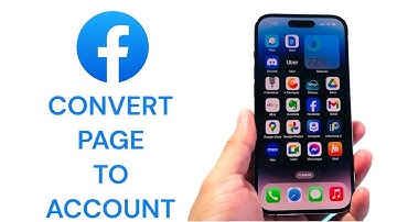 How to Convert Facebook Page To Profile Account