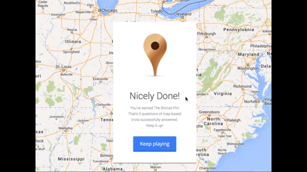 Google Maps Smarty Pins Bronze Pin AWARD Gameplay Walkthrough YouTube
