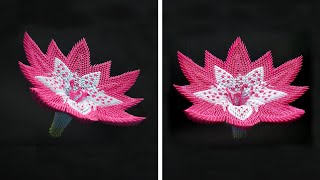 How to Make a Beautiful 3D Origami Flower