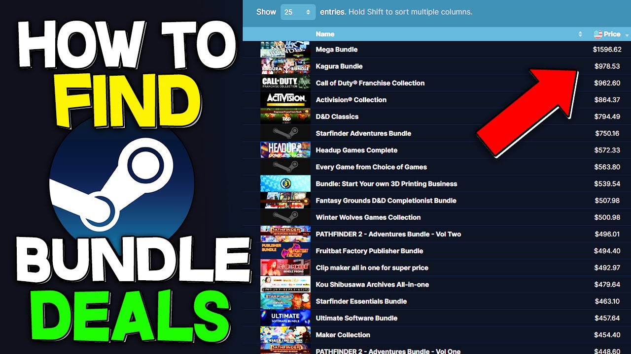 Find BEST Steam Game Bundle Deals (2022) YouTube