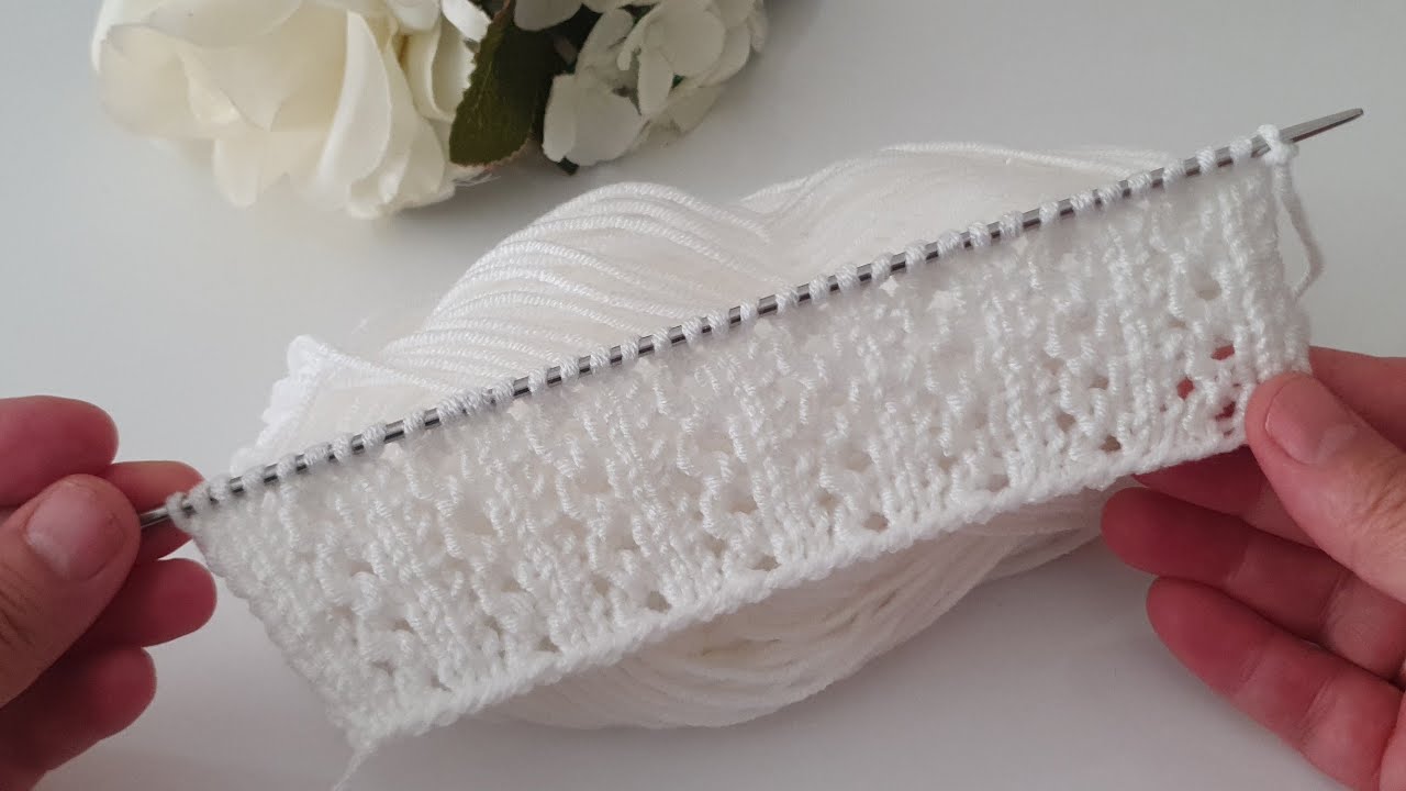Yazlık örgü modeli 💕 Kolay ikişiş örgü modeli 💕 Bebek yeleği #örgü #knitting