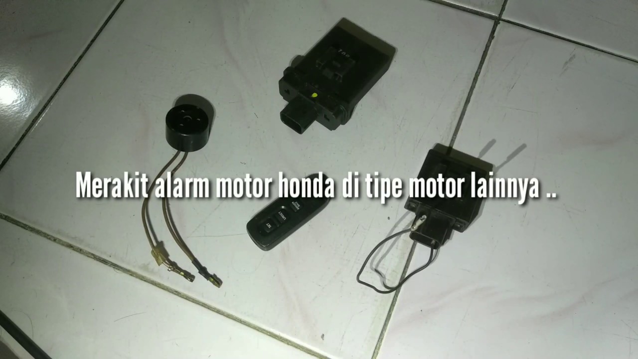 BiSA.. !! CARA pasang Alarm Honda New Scoopy terbaru di motor lain atau