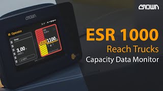 Crown Reach Trucks Esr 1000 Series Capacity Data Monitor