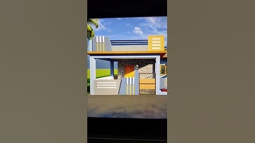 front elevation design / single story elevation #shorts #elevation #architecture #3d #lumion  #home