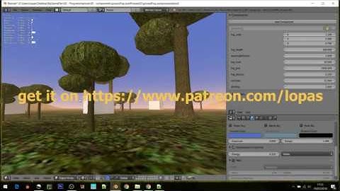 upbge components - exponential height fog (postprocess)