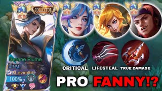 LING FASTHAND VS PRO FANNY IN MYTHICAL GLORY RANK (INTENSE MATCH)!! - MLBB