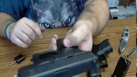 Glock Tutorial - Upgrading (extended) Slide Release and Custom Back Plate - Zelda Tri-Force! G 26