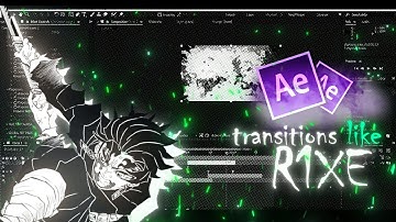 Transitions like @r1xevfx // After Effects Tutorial + (Free Poject File!)