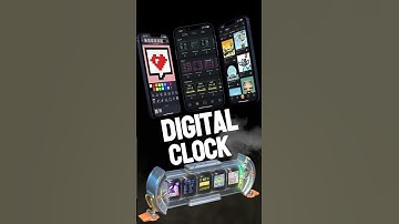 Cyberpunk Gaming Setup Digital Clock #digitalclock