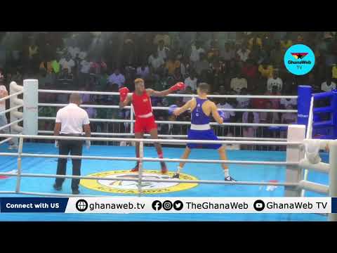 Boxing Final: Bukom Banku’s son loses to Algeria boxer • 2023 African Games