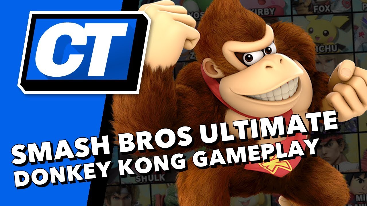 Donkey Kong Gameplay in Super Smash Bros. Ultimate