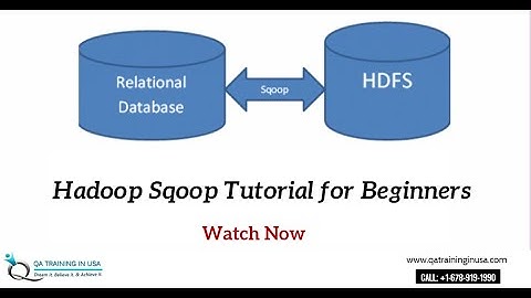 Hadoop Sqoop Tutorial for Beginners | Sqoop Commands | H2kinfosys