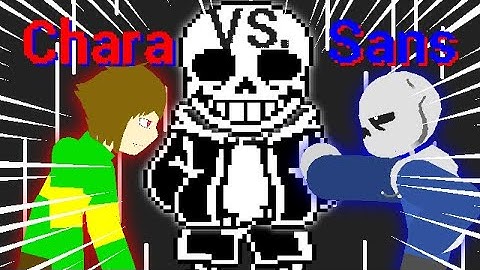 Sans VS Chara [Undertale] [Stick nodes]