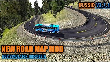 New Map Mod Bussid3.7.1 _ New Forest Road Map Mod2 in Bus Simulator Indonesia| New Off-road Map Mod