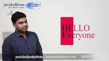 Final Keyword In Java and Interview Questions Revision by Kiran Sir - javabykiran