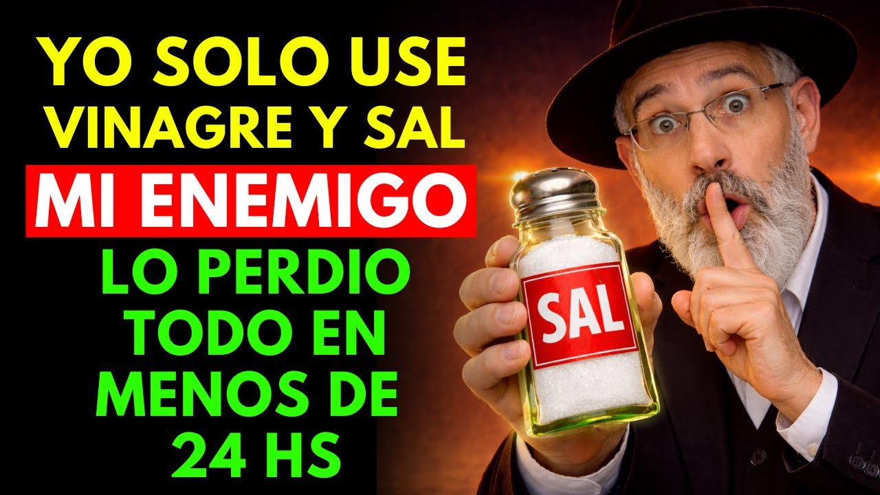 Si Yo Fuera Tú, Probaría Hoy El Ritual Del VINAGRE para DERROTAR a tus ENEMIGOS | Sabiduría Judía