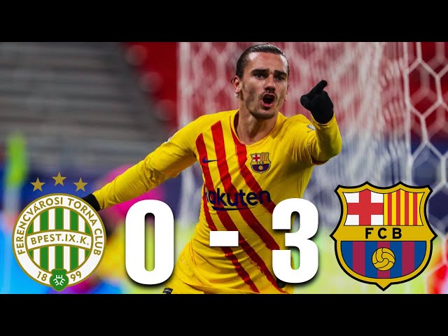 Ferencváros TC - Barcelona placar ao vivo, H2H e escalações