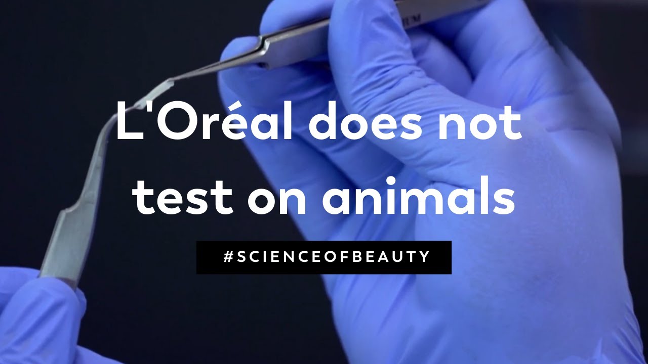 L'Oréal does not test any products or ingredients on animals