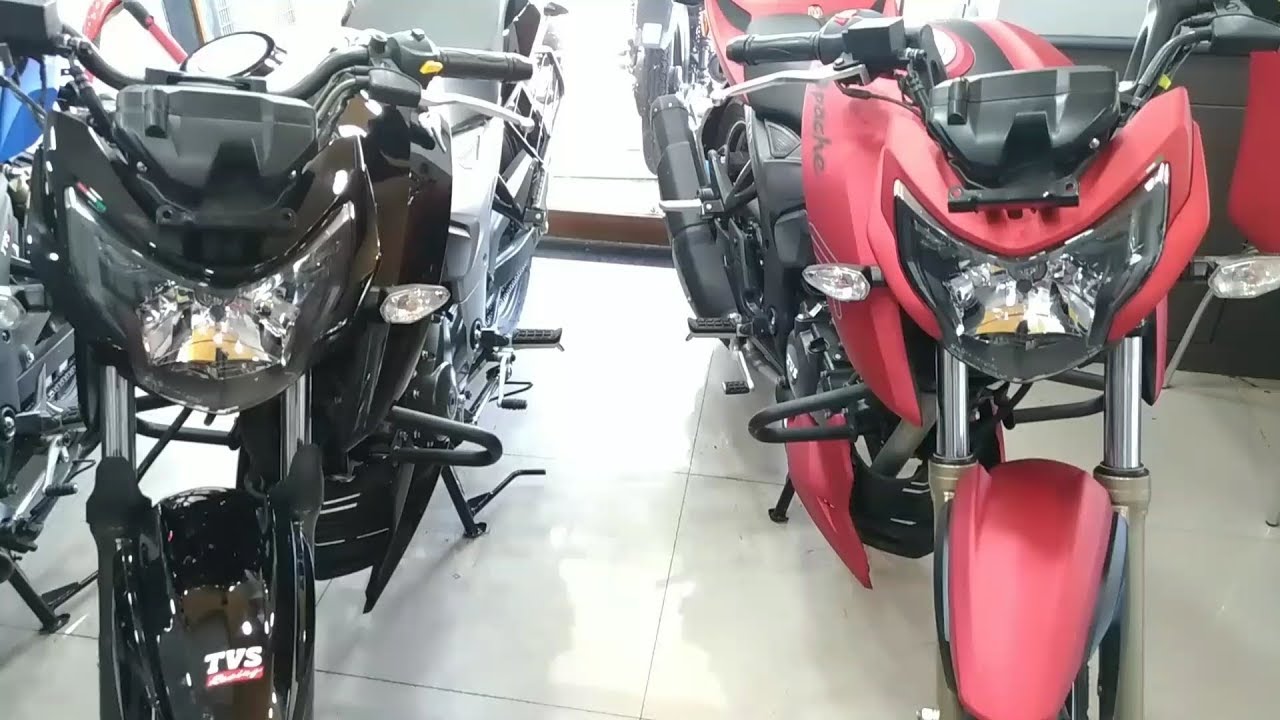 2018 TVS Apache RTR 160 4V vs Apache RTR 200 4V YouTube