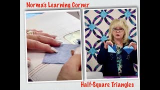 Norma's Learning Corner Half Square Triangles