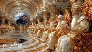 The Golden Council of Gods | Divine Elders Governing Earth in a Heavenly Palace