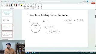 Tuesday Area and Circumferences of Cirlces