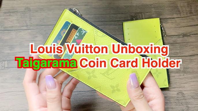 Louis Vuitton Taigarama Card Coin Yellow – DAC