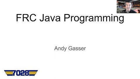 FRC Java Programming Basics