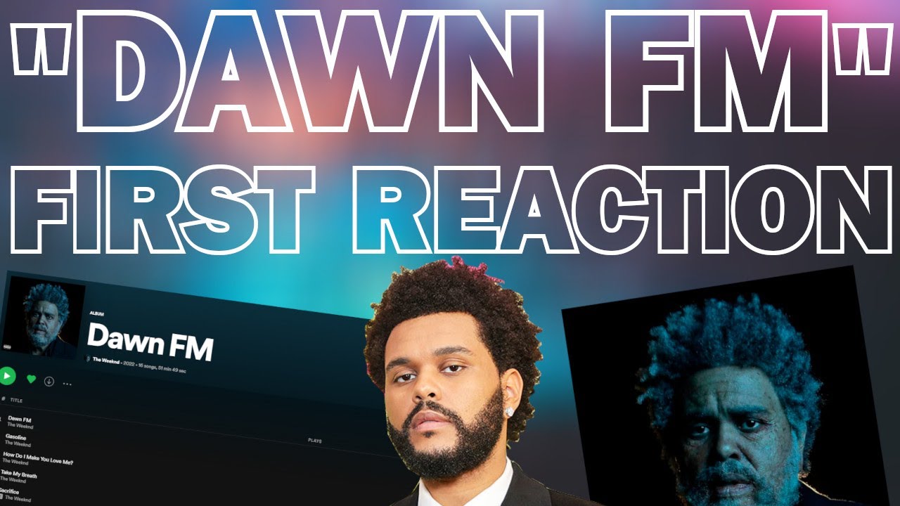 The Weeknd Unveils Official 'Dawn FM' Album Artwork