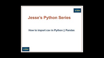how to read csv file in python || pandas