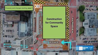 Downtown Tyler traffic changes take effect as next phase of improvement project begins