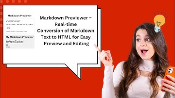 Markdown Previewer with HTML, CSS, and JavaScript | Step-by-Step Guide ✍️📄