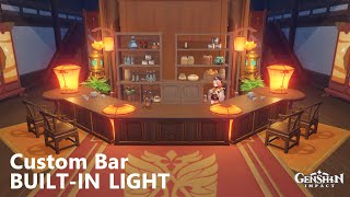 Serenitea Pot - Custom Bar with Built-in Light | Genshin Impact
