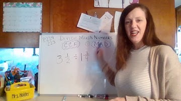 5th Grade Math 6-14 Dividing Mixed Fractions