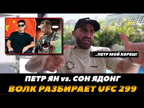 Волкановски разбирает бой Петр ЯН - Сон Ядонг  О Мэлли - Вера  UFC 299  FightSpace MMA