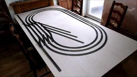 Hornby Model Railway Trainset Layout Part New Baseboard. Test Fitting and Brainstorming a  Layout