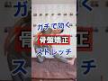 ガチで効く骨盤矯正ストレッチ